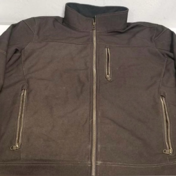 KÜHL Impakt Softshell Jacket Men’s Size L Brown Water-Resistant Outdoor Hiking - Picture 1 of 6